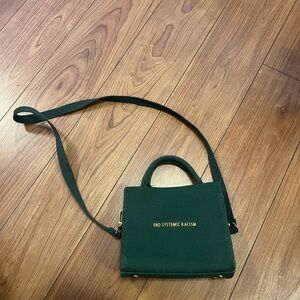 Brandon Blackwood Dark Green Crossbody Bag
